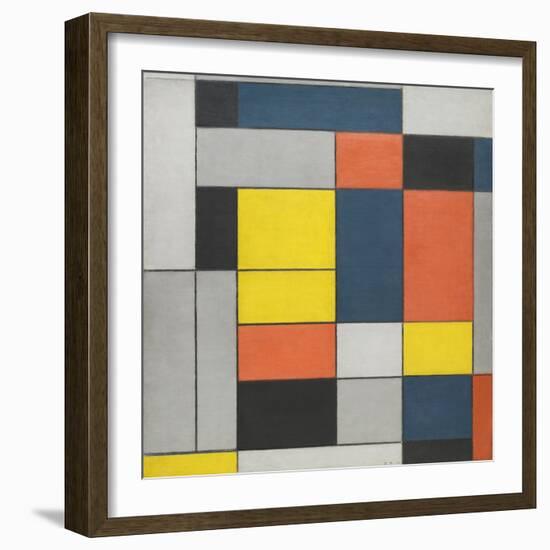 No. VI / Composition No.II-Piet Mondrian-Framed Giclee Print