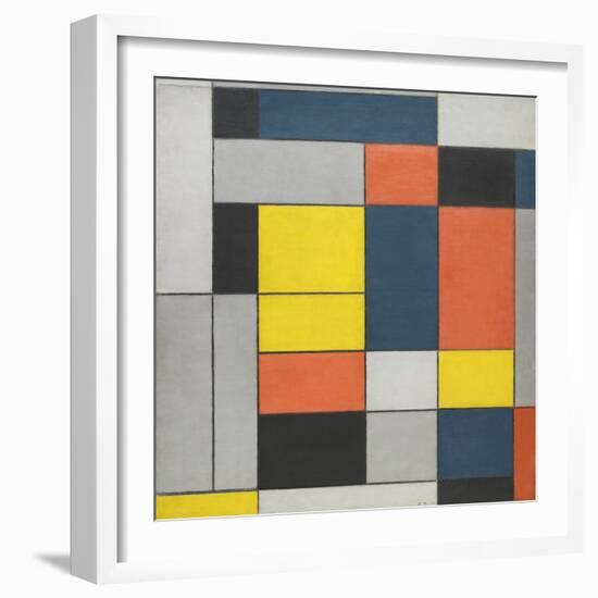 No. VI / Composition No.II-Piet Mondrian-Framed Giclee Print