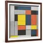 No. VI / Composition No.II-Piet Mondrian-Framed Giclee Print