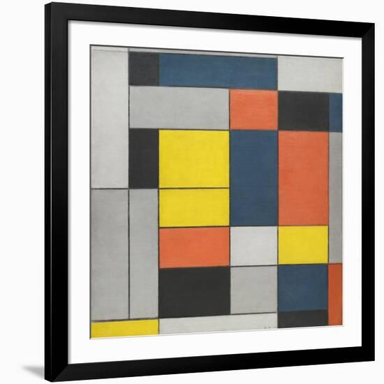 No. VI / Composition No.II-Piet Mondrian-Framed Giclee Print