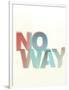 No Way-Philip Sheffield-Framed Giclee Print