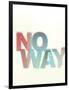 No Way-Philip Sheffield-Framed Giclee Print