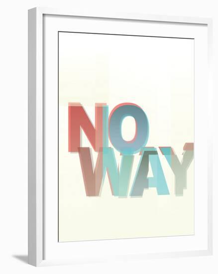 No Way-Philip Sheffield-Framed Giclee Print