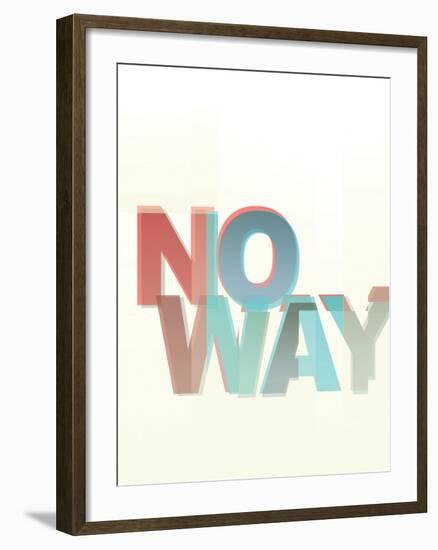 No Way-Philip Sheffield-Framed Giclee Print