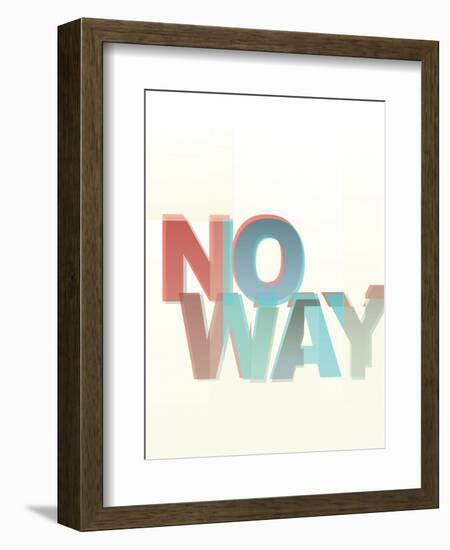 No Way-Philip Sheffield-Framed Giclee Print