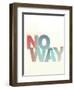 No Way-Philip Sheffield-Framed Giclee Print