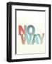 No Way-Philip Sheffield-Framed Giclee Print