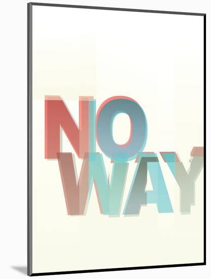 No Way-Philip Sheffield-Mounted Giclee Print