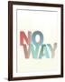 No Way-Philip Sheffield-Framed Giclee Print