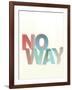 No Way-Philip Sheffield-Framed Giclee Print