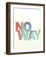 No Way-Philip Sheffield-Framed Giclee Print