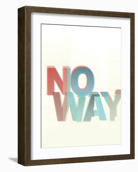 No Way-Philip Sheffield-Framed Giclee Print