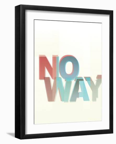 No Way-Philip Sheffield-Framed Giclee Print