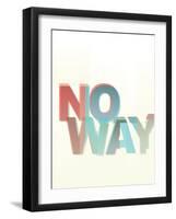 No Way-Philip Sheffield-Framed Giclee Print