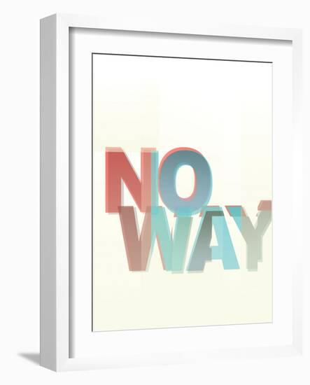 No Way-Philip Sheffield-Framed Giclee Print