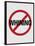 No Whining Sign Print Poster-null-Framed Poster