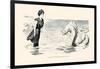 No Wonder the Sea Serpent Frequents Our Coast-Charles Dana Gibson-Framed Art Print