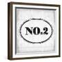 NO2-Jace Grey-Framed Art Print