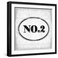 NO2-Jace Grey-Framed Art Print