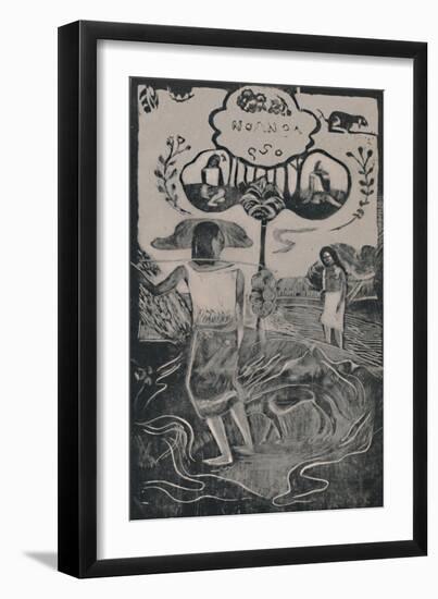 'Noa Noa', c.1890s, (1946)-Paul Gauguin-Framed Giclee Print