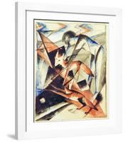 Noah and the fox-Franz Marc-Framed Giclee Print