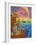 Noah and the Rainbow-Bill Bell-Framed Giclee Print