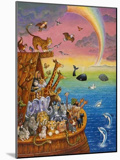 Noah and the Rainbow-Bill Bell-Mounted Giclee Print