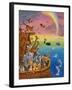 Noah and the Rainbow-Bill Bell-Framed Giclee Print