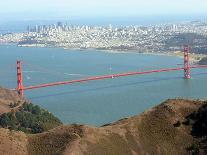 Golden Gate Bridge-Noah Berger-Framed Stretched Canvas