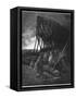 Noah Builds His Ark-Gustave Dor?-Framed Stretched Canvas