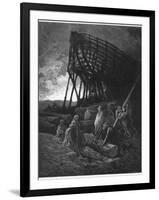 Noah Builds His Ark-Gustave Dor?-Framed Photographic Print