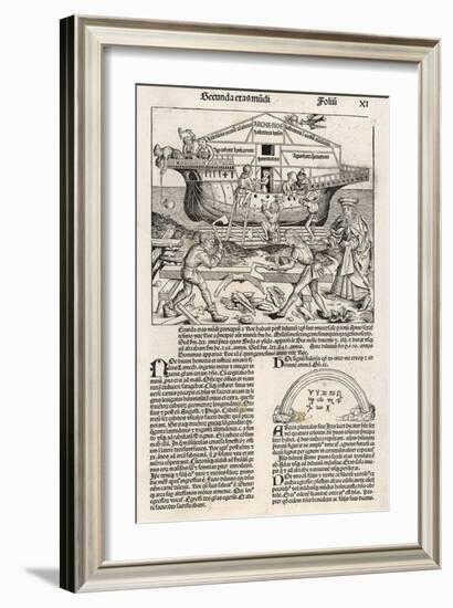 Noah Builds His Ark-null-Framed Art Print