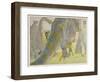 Noah Finds That the Dinosaurs are Too Large to be Saved in His Ark-E. Boyd Smith-Framed Art Print