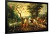 Noah Guiding the Animals onto the Ark-Jan Brueghel the Elder-Framed Giclee Print