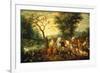 Noah Guiding the Animals onto the Ark-Jan Brueghel the Elder-Framed Giclee Print