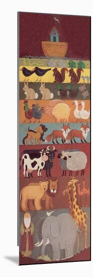 Noah, His Ark and Two of a Lot of Animals-Beverly Johnston-Mounted Giclee Print