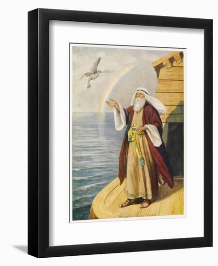 Noah on the Ark-null-Framed Art Print