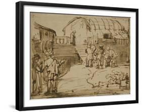 Noah's Ark, 1660-Rembrandt van Rijn-Framed Giclee Print