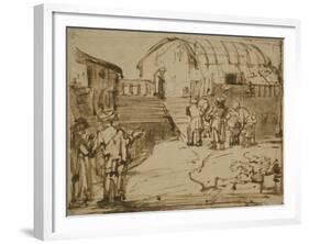 Noah's Ark, 1660-Rembrandt van Rijn-Framed Giclee Print