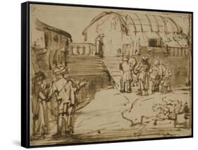 Noah's Ark, 1660-Rembrandt van Rijn-Framed Stretched Canvas