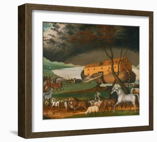 Noah’s Ark, 1846-Edward Hicks-Framed Art Print