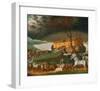 Noah’s Ark, 1846-Edward Hicks-Framed Giclee Print