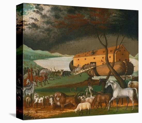 Noah’s Ark, 1846-Edward Hicks-Stretched Canvas