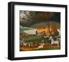 Noah’s Ark, 1846-Edward Hicks-Framed Art Print