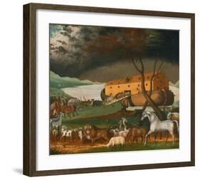 Noah’s Ark, 1846-Edward Hicks-Framed Art Print