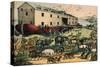 Noah's Ark, 1874–78-N. and Ives, J.M. Currier-Stretched Canvas