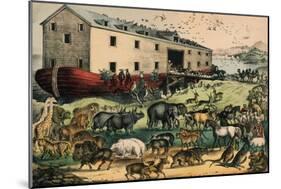 Noah's Ark, 1874–78-N. and Ives, J.M. Currier-Mounted Giclee Print