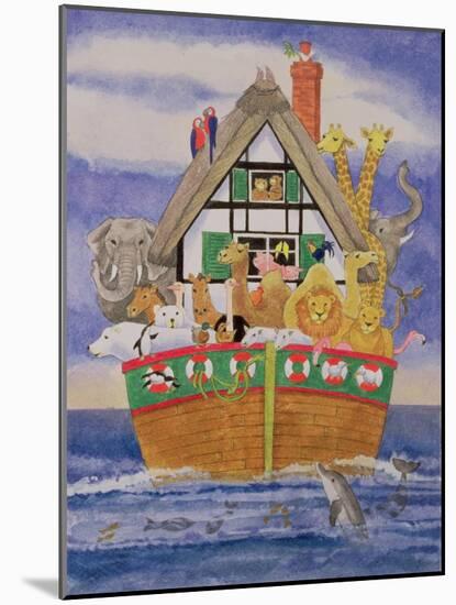 Noah's Ark, 1989-Linda Benton-Mounted Giclee Print