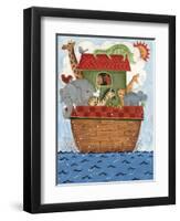 Noah's Ark 2-Beverly Johnston-Framed Premium Giclee Print