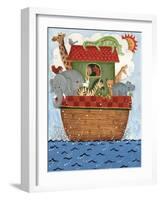 Noah's Ark 2-Beverly Johnston-Framed Giclee Print